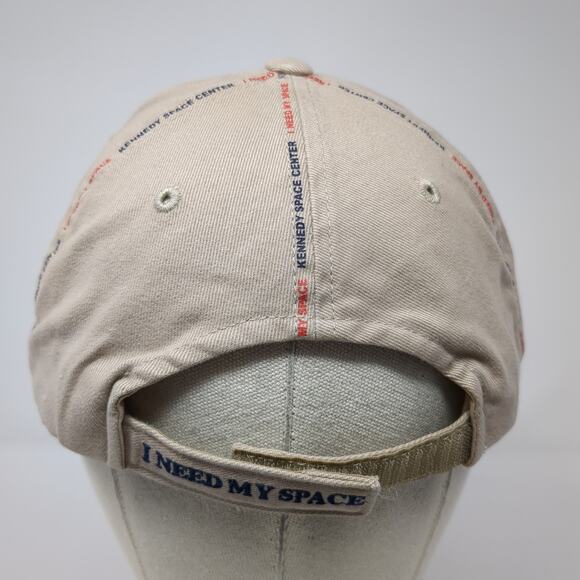 NASA I Need My Space Strapback Hat Beige One Size American Needle - Picture 6 of 10